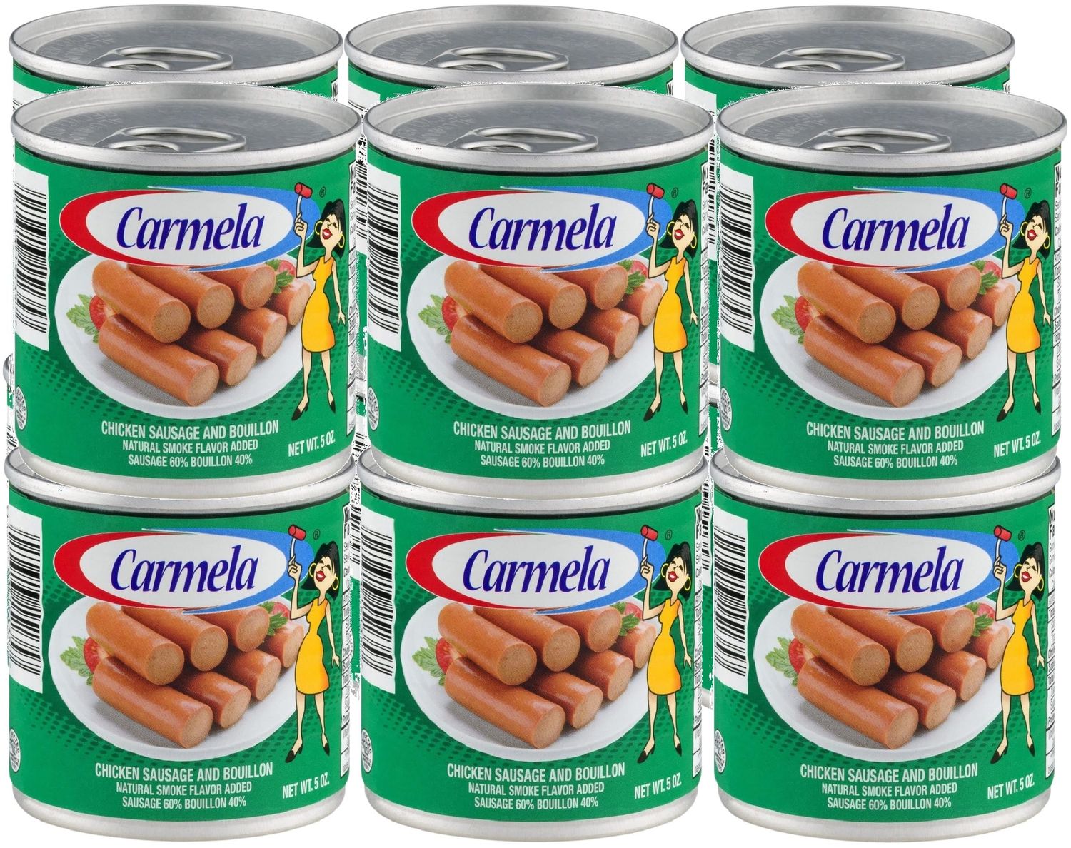 Salchichas Carmela De Pollo, Chicken Vienna Sausage 12 Count