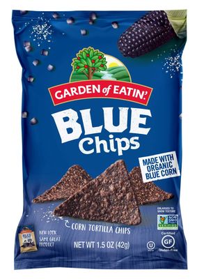 Garden of Eatin&#39; Tortilla Chips, Blue Corn, 1.5 oz. (Pack of 24) (Packaging May Vary)