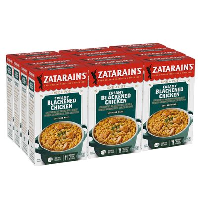 Zatarain&#39;s Creamy Blackened Chicken Rice, 8 oz (Pack of 12)