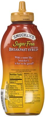 Smuckers Sugar Free Breakfast Syrup, 14.5 Fl Oz (Pack of 2)