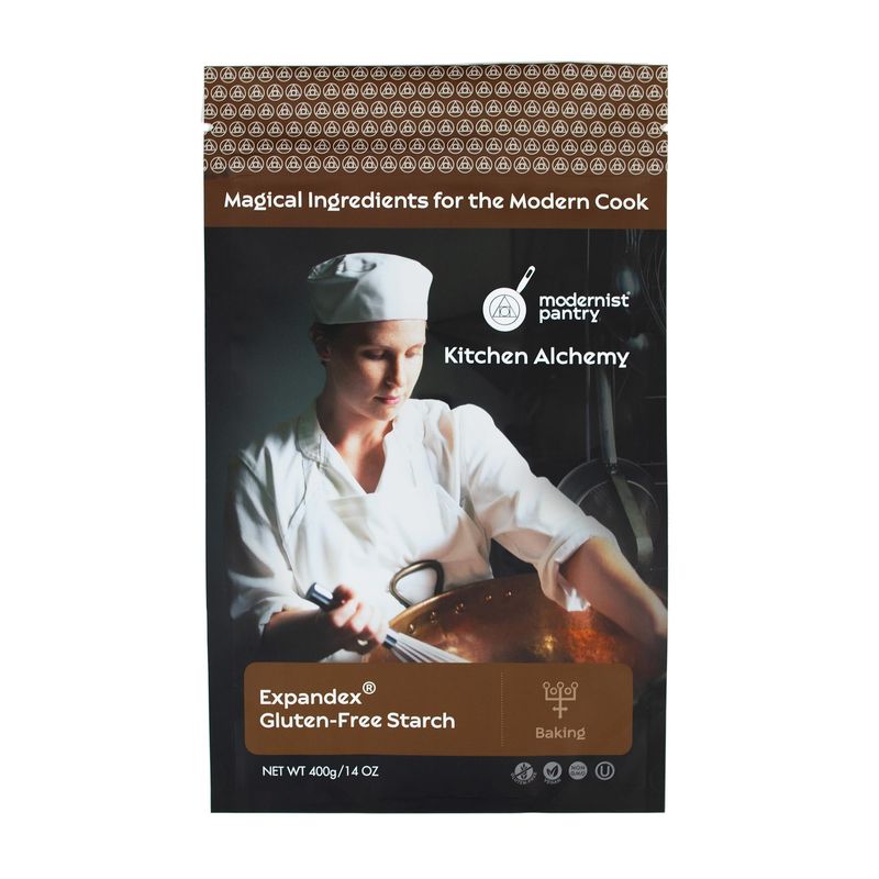 Improved Expandex GF Tapioca Starch - 400g/14oz  Non-GMO Gluten-Free Vegan OU Kosher Certified (Perfect for Gluten-Free Baking)