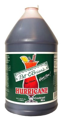 Pat O&#39;Brien&#39;s Non-Alcoholic Hurricane Cocktail Mix - 1 Gallon Bulk Jug (128 Fluid Ounces)