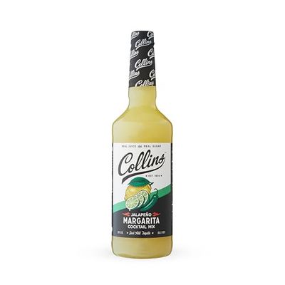 Collins Cocktail Recipe Ingredient, Jalapeno, Black