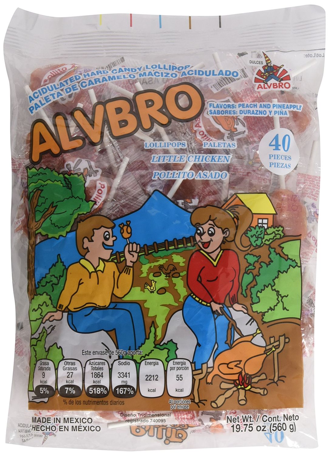 Alvbro Pollito Asado (Little Chicken Lollipop Hot)