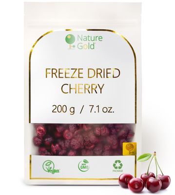 CHERRY Freeze Dried Slices | 200g - 7.1oz | 100% Natural &amp; Vegan | No-GMO | Without Sugar and Any Additions ~*~