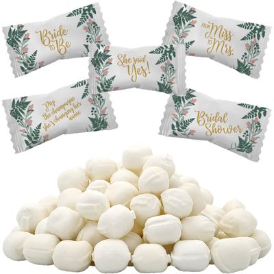 The Dreidel Company Bridal Shower Buttermints, Mint Candies, After Dinner Mints, Butter Mint Candy, Fat-Free, Kosher Certified, Individually Wrapped (55 Pieces)