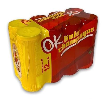 OK Kola Champagne - Puerto Rico&#39;s Favorite Soda - 12 oz cans - 8 Pack