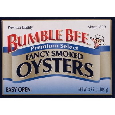 Bumble Bee Fancy Smoked Oysters, 3.75 Ounce (Pack of 1)
