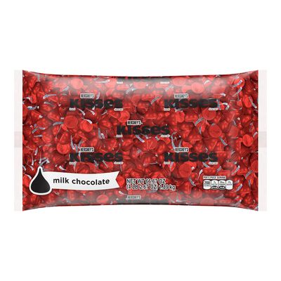 HERSHEY&#39;S KISSES Milk Chocolate Candy Bulk Bag, 66.67 oz