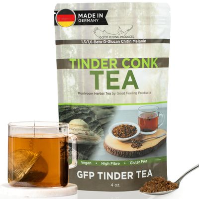 Tinder Conk Tea - Tinder Tea - Loose Leaf Tea - Herbal Tea - Mushroom Tea - Digestive Drink - Belly Comfort Tea - Immune Support Tea