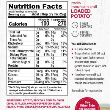 Frontier Soups Rocky Mountain Trail Loaded Potato Soup Mix (Pack of 2)