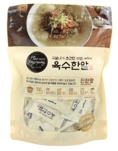 HaeTongryeong Freeze-dried, Deep Taste Coin Stock 100g(4g x 25pcs, 0.22lb, 3.52oz), Korean Broth, Soup base, ,