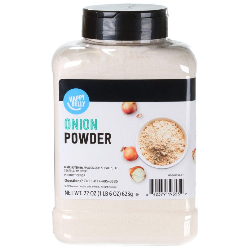Amazon Brand - Happy Belly Onion Powder, 1.38 pound (Pack of 1)
