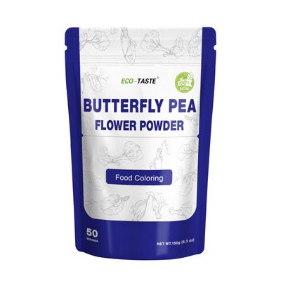 Natural Butterfly Pea Flower Powder 5.3oz (150g), 100% Pure Powder for Tea, Smoothie, Ice Cream, Food