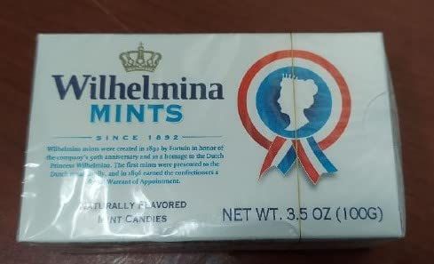Fortuin Wilhelmina Mints 3.5 Ounce Box (Pack of 12)