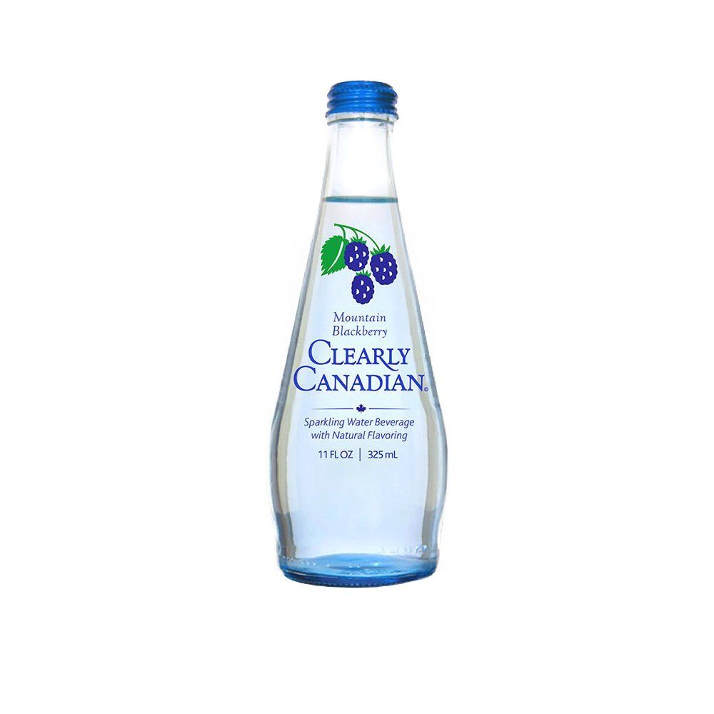 Clearly Canadian Sparkling Flavored Water (Mountain Blackberry, 6 Pack)
