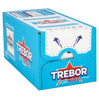 Trebor Softmints Spear (Pack of 6, Total 24 Rolls)