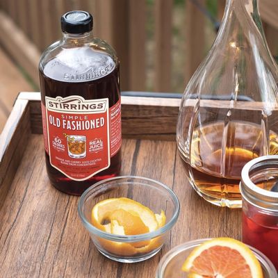 Stirrings Pack Old Fashioned Cocktail Mix 750ml Bottles - Real Juice No Preservatives - 90 Calories - Drink Mixer