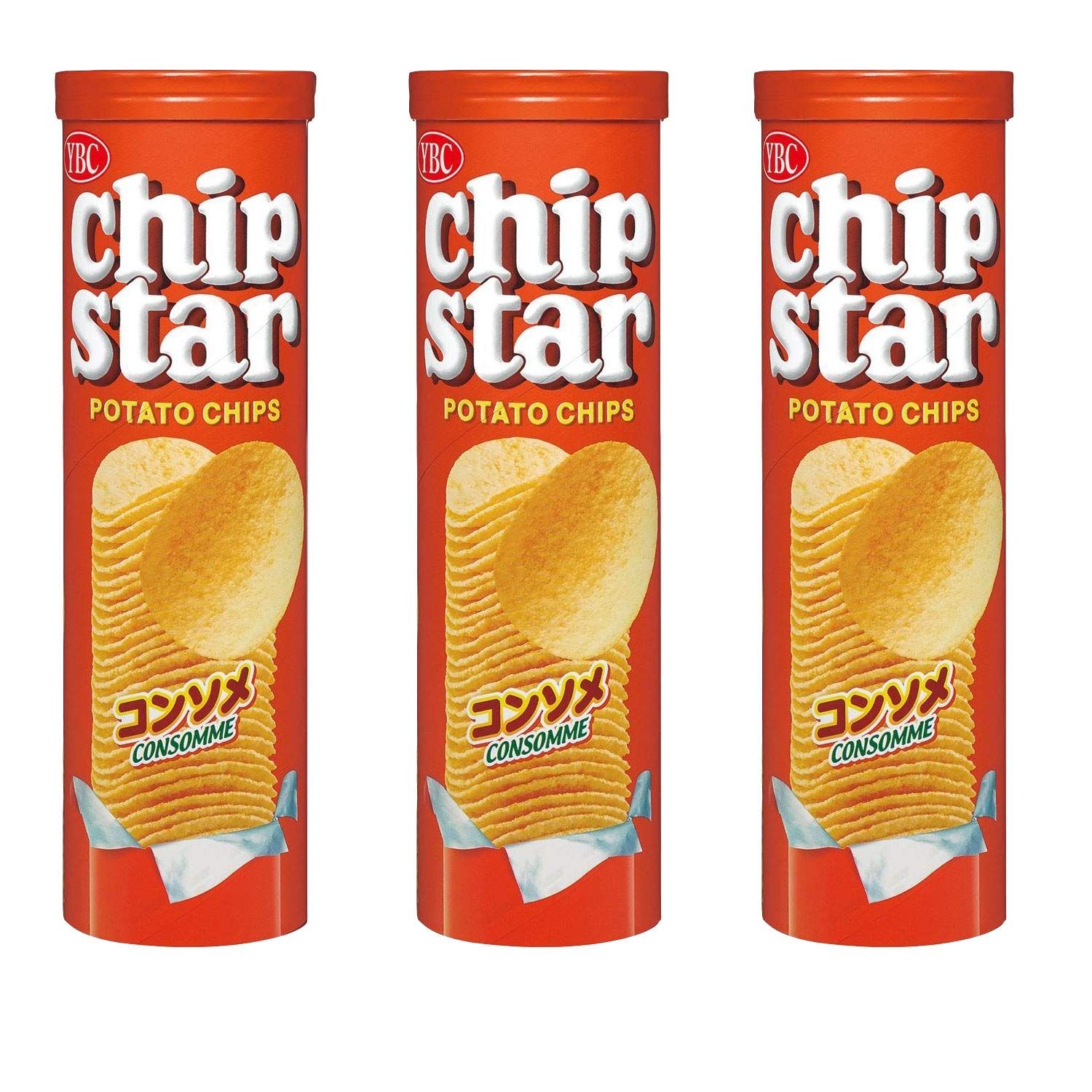 Chip Star Japanese Consomme Taste Potato Crisps Chips 3 cans Set Ninjapo
