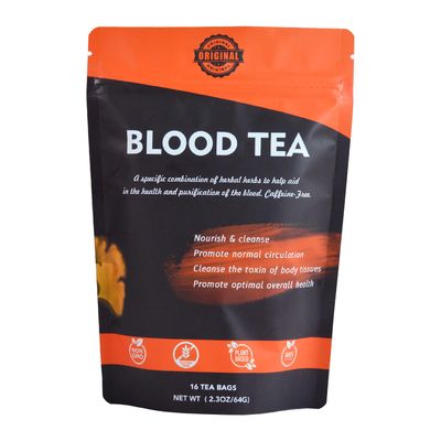 Hiherbs Blood cleansing tea bags, natural herbal tea to remove excess waste from body, 16 count detox tea