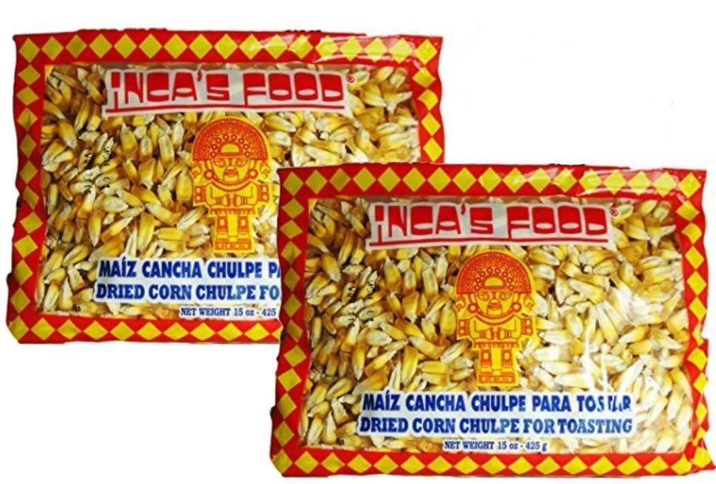 Inca&#39;s Food Maiz Cancha Chulpe 15 Oz (2-pack)