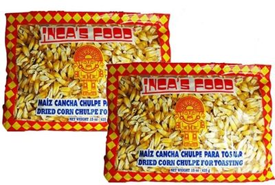 Inca&#39;s Food Maiz Cancha Chulpe 15 Oz (2-pack)