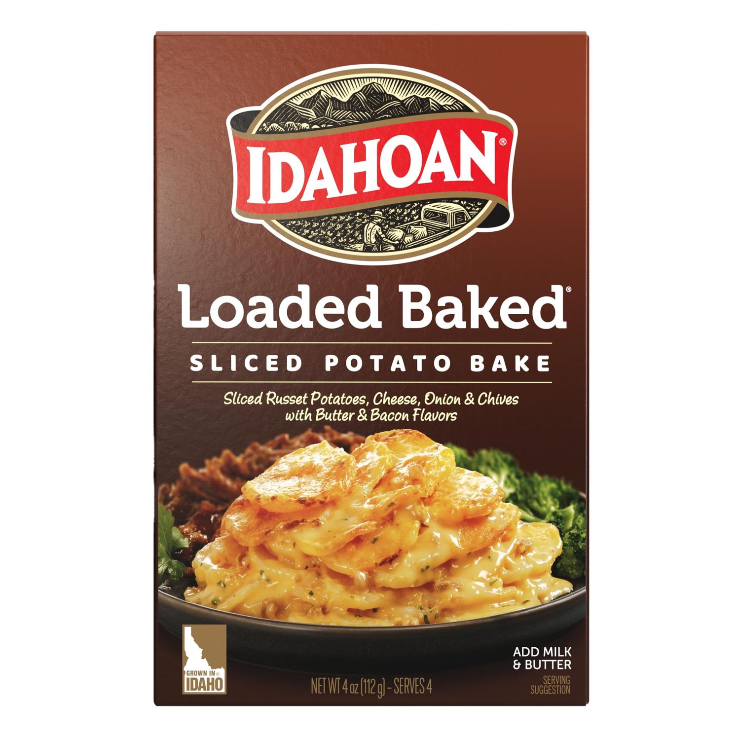 Idahoan Loaded Baked Homestyle Casserole, 4 oz (Pack of 12)