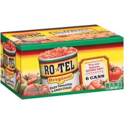 Rotel Original Diced Tomatoes &amp; Green Chilies 10oz 6ct