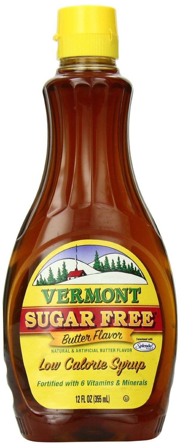 Maple Grove Farms Sugar Free Syrup, Butter Flavor, 12 Ounce (Pack of 12)