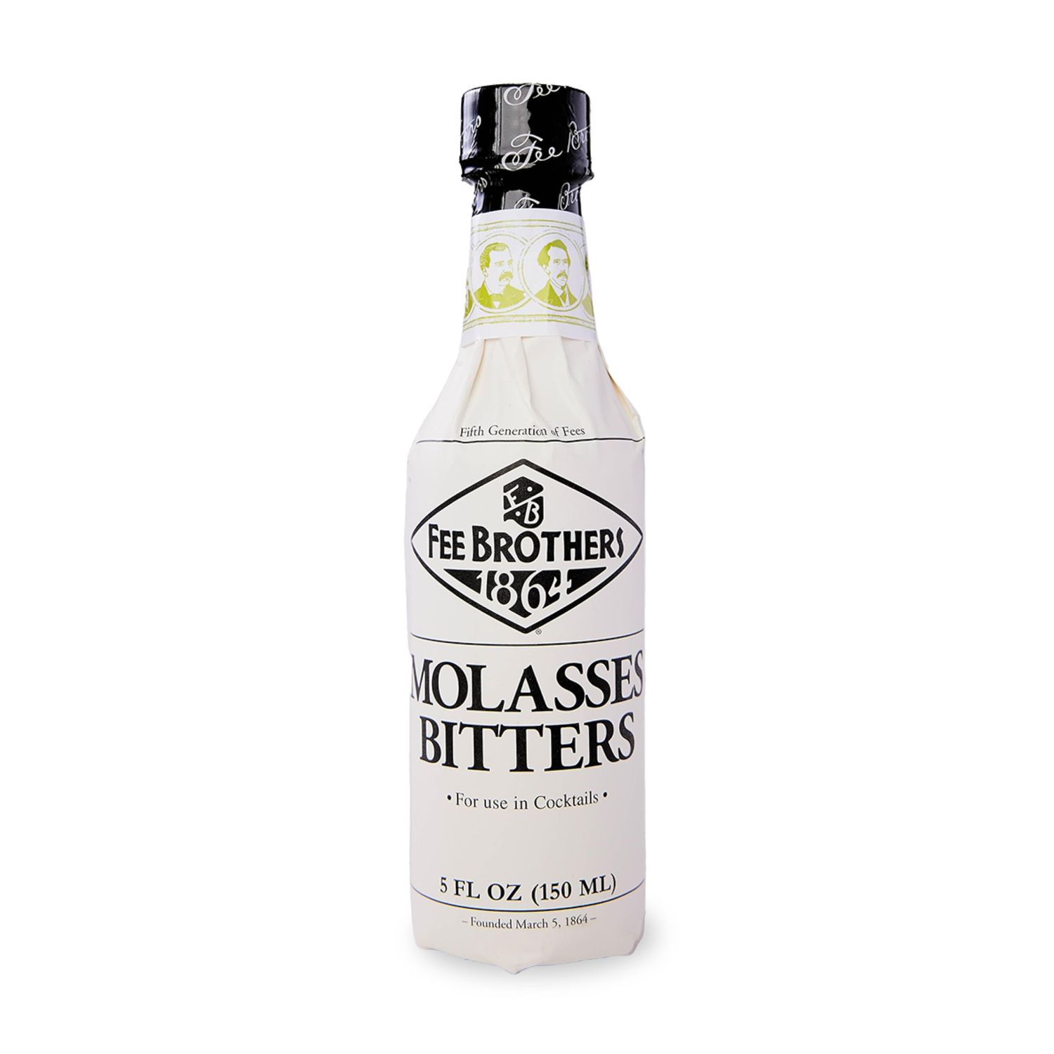 Fee Brothers Molasses Cocktail Bitters - Aromatic Cocktail Mixer &amp; Concentrated Flavoring, Gluten Free, Vegan-Friendly, 5 fl oz