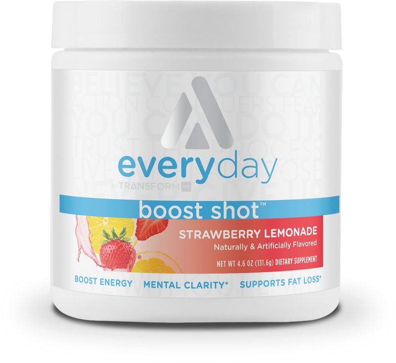 TransformHQ Everyday Boost Shot 28 Servings (Strawberry Lemonade) - Non-GMO, Gluten-Free
