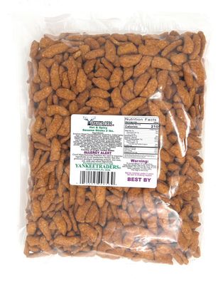 YANKEETRADERS Hot &amp; Spicy Sesame Sticks, 2 Pounds