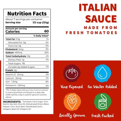 Dei Fratelli Italian Sauce (28 oz. Cans, 12 pack) - Vine-Ripened - No Water Added, Not from Paste - Non GMO, Gluten-Free - Fifth-Generation Family Recipe