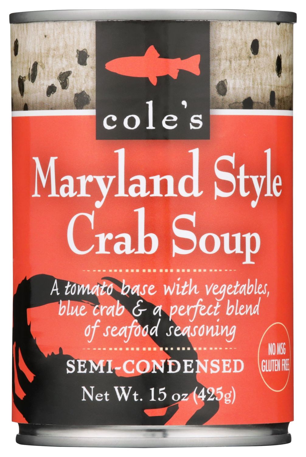 COLES TRADITIONAL FOODS Maryland Style Crab Soup, 15 OZ