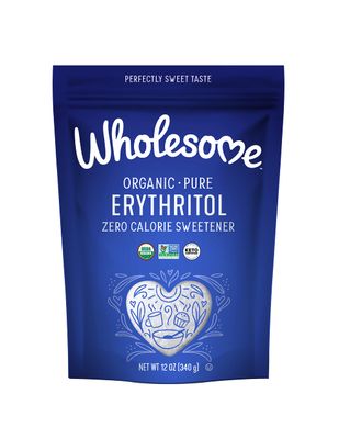 Wholesome Sweeteners 12-Ounce Organic Erythritol Sweetener, Zero Calorie Sweetener, Keto Friendly, Non GMO, Gluten Free &amp; Vegan Sweetener, 1 Pack