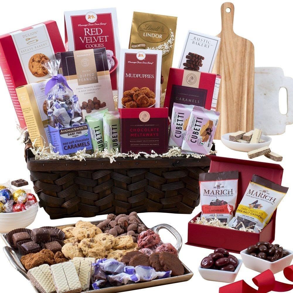 Chocolate Gift Basket Premium of Chocolates, Cookies, and Candy by GourmetGiftBaskets.com