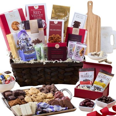 Chocolate Gift Basket Premium of Chocolates, Cookies, and Candy by GourmetGiftBaskets.com
