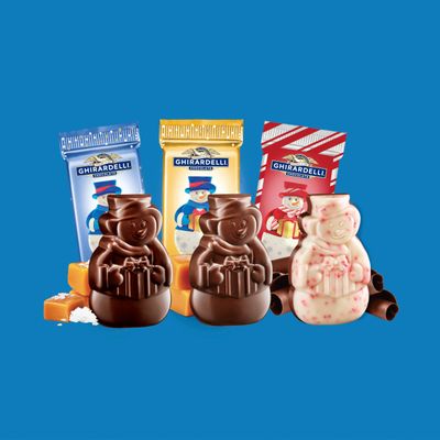 Ghirardellli Chocolate Snowmen Assortment for Easter Candy, 15.3 Oz Bag