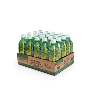 Aloevine Aloe Vera Drink Original juice l 16.9 oz. 20 pack l smart fruit Korean drinks