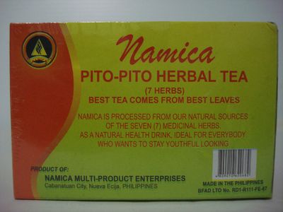 Namica Pito-pito All Natural Health Drink Herbal Tea 30 Tea Bags