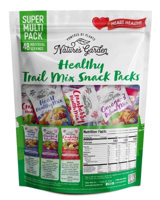 Nature's Garden Healthy Trail Mix Snack Pack - | Premium Nuts and Seeds | Delicious Healthy Trail Mix Snack - Food Allergy Free, 48 individual bags Net wt 57.6 0z