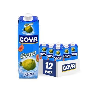 Goya Foods Guava Nectar, 33.8 Fl Oz (Pack of 12)