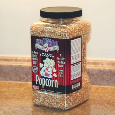 Yellow Popcorn Kernels - 7lb Jug of Non-GMO Premium Gourmet Popcorn - For Microwave, Stovetop, or Popcorn Maker Machine by Great Northern Popcorn