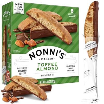 Nonni&#39;s, Toffee Almond Biscotti, 6.88 Ounce
