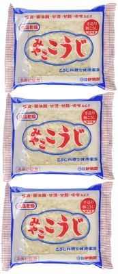 MIYAKO KOJI 200g/ Malted rice for making Shio Koji, Miso, Sweet Sake, Pickles (Pack of 3)
