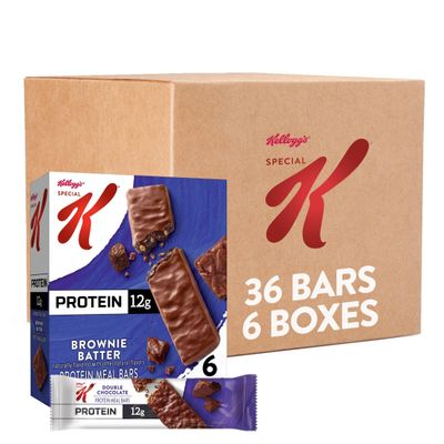 Special K, Protein Meal Bars, Double Chocolate, 9.5oz (6 Count)