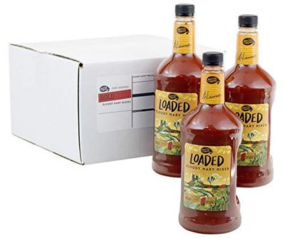 Master of Mixes Loaded Bloody Mary Drink Mix, Ready To Use, 1.75 Liter Bottle (59.2 Fl Oz), Pack of 3