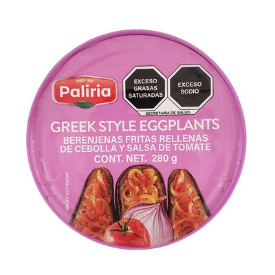 Palirria Ready to Eat Greek Style Eggplants in Onion and Tomato Sauce