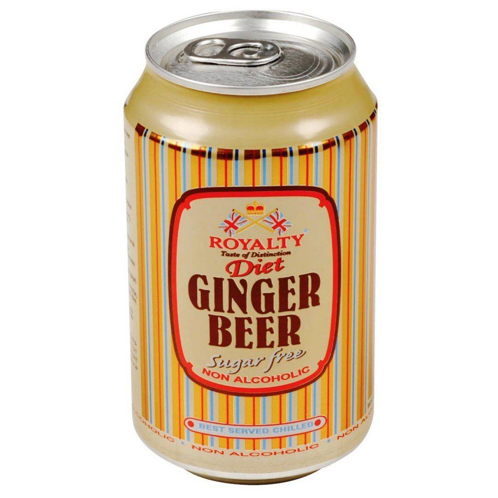 Royalty Ginger Beer Diet Case 24x 330ml Cans