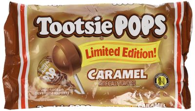 Tootsie POPS Limited Edition Caramel Lollipops 12.6 oz (Pack of 2) 42 TOTAL POPS